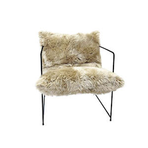 Chairs: SHEEPSKIN OCCASIONAL CHAIR - NATURAL