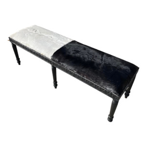 150cm Cow Hide Bench