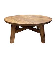 Round Mango Wood Coffee Table