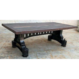 'Officers mess' industrial style coffee table