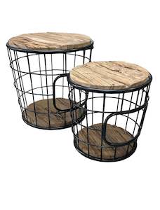 Set of 2 Side Tables