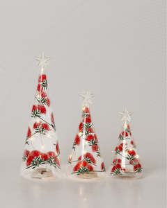 Christmas: Pōhutukawa Glass Trees