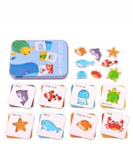 Kids Umbrellas: GUESS WHO I AM TIN PUZZLE