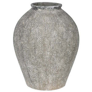 Large Woven Effect Vase