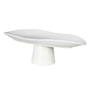 Kitchen Decor: Large White Pedestal Plate