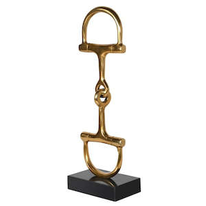 Brass Horse Bit Decoration