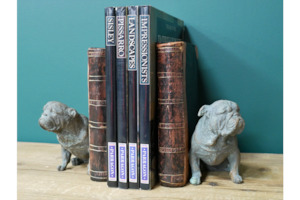 Bulldog Bookends