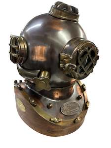 Divers Helmet- Dark Antique Finish