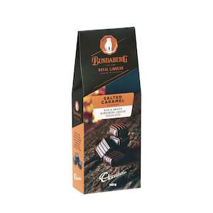 Speciality Foods: Chocolatier Salted Caramel Bundaberg Dark Liquer Chocolates 110g