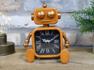Sitting Robot Clock
