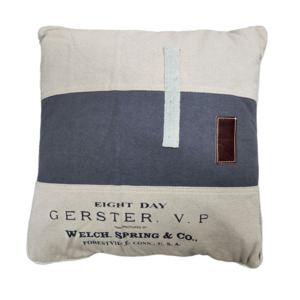 Steel Letters Numbers: Canvas Cushion  Eight Day