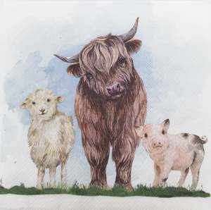 Highland & Friends Napkins