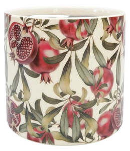 All: Pomegranate Planter Red & Green 14cm