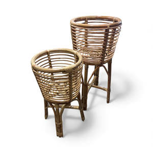 Vases Planters: Rattan Plant Stand