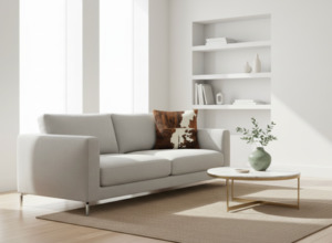 Square Hide Cushion (4 Sections Per Side)