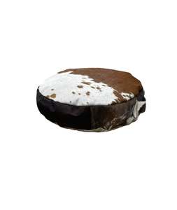 Round Hide Floor Cushion