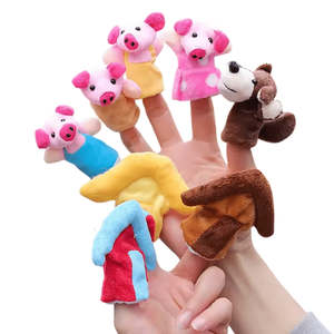 All: 3 Little Pigs Finger Puppets (set of 8)
