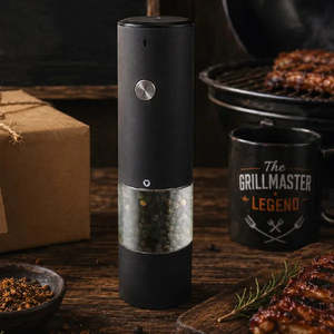 Tableware: RECHARGEABLE BATTERY MILL - BLACK MATT