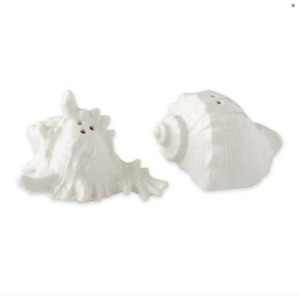 CERAMIC SEASHELLS SALT & PEPPER SET
