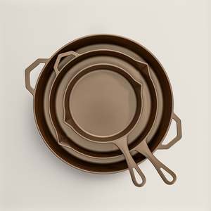 Cast Iron Cookware: Premium Cast Iron Nesting Bundle