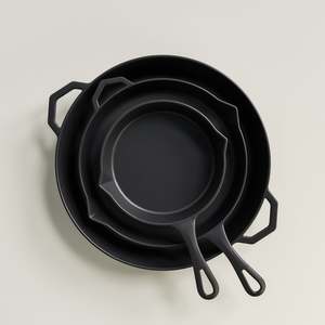 All: Satin Enamel Cast Iron Nesting Bundle