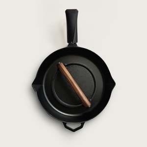 All: The Father's Day 28cm Satin Enamel Legacy Pan, Snug & Burger Press Bundle
