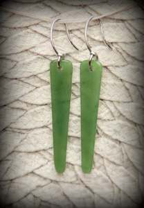Earrings: Greenstone Earrings item #7324