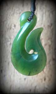 Greenstone Fish Hook item#7333