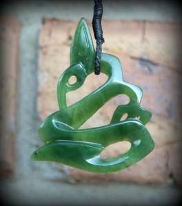 Greenstone / Pounamu  Manaia Pendant 7162