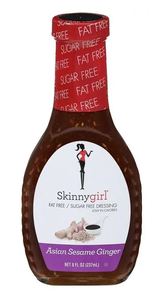 Grocery: Skinnygirl Fat Free Sugar Free Asian Sesame Ginger Salad Dressing