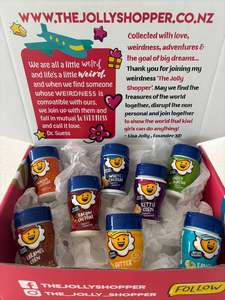Gift Boxes In Stock: Jolly Shopper USA Popcorn Seasoning Box