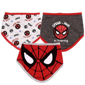 Kids Clothing In Stock: SPIDER-MAN 0-12M 3PK Bibs