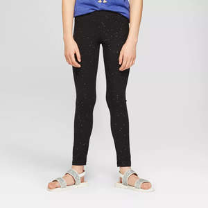 Girls Clothing In Stock: Girls Cat & Jack Sparkle Leggings