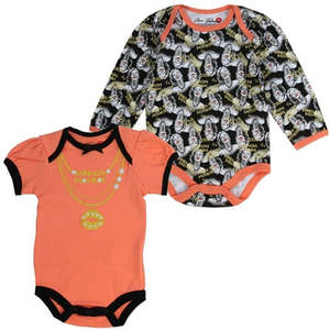 Girls Clothing In Stock: MARILYN MONROE Girls Newborn 2-Pack Creeper Set