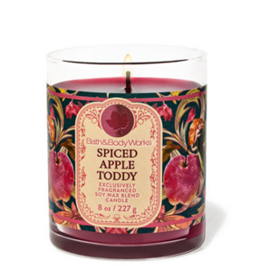 Three Wick Candle: Spiced Apple Toddy  Single Wick Candle
