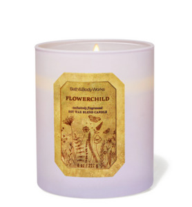 Flowerchild Single Wick Candle