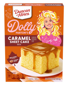 Duncan Hines Dolly Parton's Caramel Flavored Sheet Cake Mix, With Caramel S&hellip;