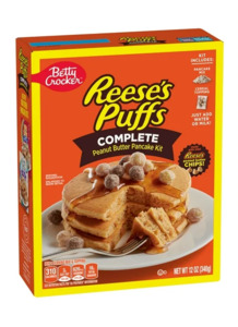 Baking: Betty Crocker REESE's PUFFS Peanut Butter Pancake Mix 12oz