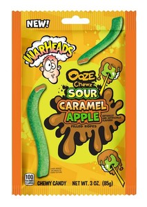 Warheads Halloween Ooze Chewz Caramel Apple Ropes 3oz