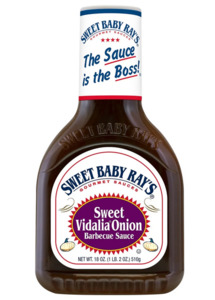 Sauces Dressings: Sweet Baby Ray's Sweet Vidalia® Onion Barbecue Sauce 18 oz
