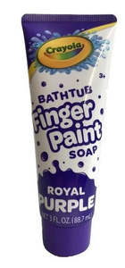Bath Time Fun: Crayola Royal Purple Bathtub Fingerpaint Soap, 3 Oz.