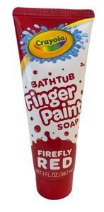 Bath Time Fun: Crayola Firefly Red Bathtub Finger Paint Soap