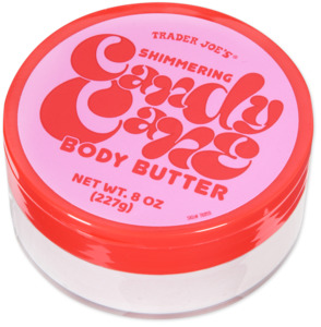 Trader Joe's Shimmering Candy Cane Body Butter