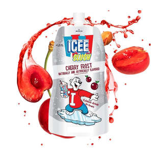 Clearance: Icee Slush Cherry Frost Pouch Drink 6 fl. oz. Frozen Fruit Juice Beverage