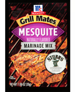 Spices 1: McCormick Grill Mates Mesquite Marinade - 1.06oz
