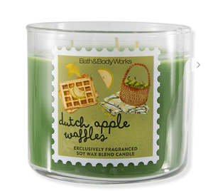 Three Wick Candle: Dutch Apple Waffles 3 Wick Candle