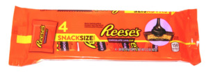 Chocolate Candy: Reese's Peanut Butter Cup Snack Size 4 PACK Lava Cup