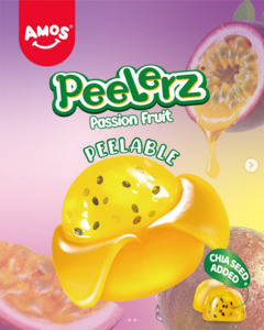 Chocolate Candy: Peelerz Passionfruit Peelable Gummy Candy