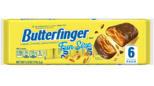 Chocolate Candy: Butterfinger Fun Size Peanut-Buttery Chocolate-y Candy Bars, Individually Wrapped