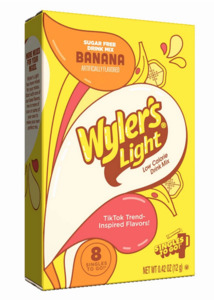 Drinks: Wyler's Light Watertok Fun Flavor, Banana, To Go Pack, 1 Flavor, 0.42 oz., 8 Count